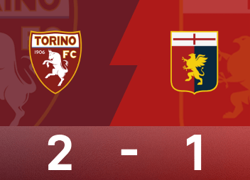 Relatório do jogo da Série A: Sabelli marcou contra, Maripan fez o último chute, Torino derrotou o Gênova por 2 a 1